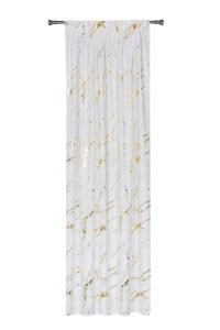 Zasłona Gale — biały/złoty, 140 × 270 cm, zdjęcie 2