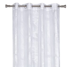 Firana Vanua — biały/srebrny, 140 × 260 cm, zdjęcie 3