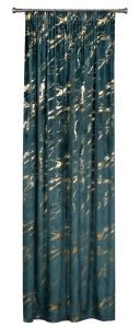 Zasłona Storm — zielony/złoty, 140 × 260 cm, zdjęcie 2