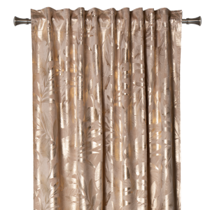 Zasłona Velora — beżowo-złoty, 140 × 260 cm, zdjęcie 3