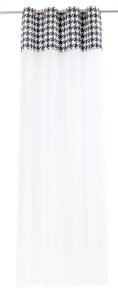 Firana Iconic Chic — biały / czarny / złoty, 140 × 270 cm, zdjęcie 2