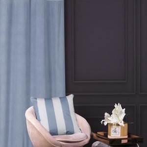 Zasłona Stripe Chic — błękitny, 140 × 270 cm, zdjęcie 1