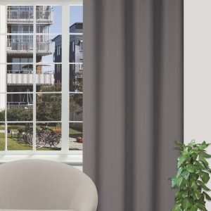 Zasłona Oxford — ciemnoszary, 140 × 260 cm, zdjęcie 1