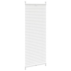 Roleta plisowana vidaXL Krepa — Biały, 50 × 150 cm, zdjęcie 3