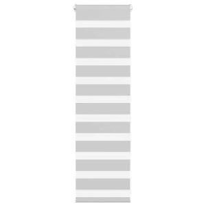 Roleta dzień i noc vidaXL Zebra — Jasnoszary, 40 × 100 cm, zdjęcie 2