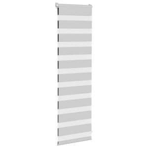 Roleta dzień i noc vidaXL Zebra — Jasnoszary, 40 × 100 cm, zdjęcie 3