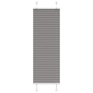 Roleta plisowana vidaXL Poliester — Antracytowy, 40 × 100 cm, zdjęcie 1