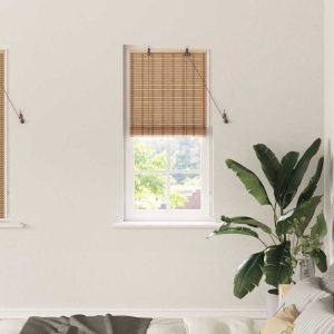Roleta bambusowa vidaXL Splot listwowy — Naturalny, 60 × 160 cm, zdjęcie 1