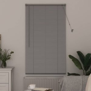 Żaluzja vidaXL Aluminium 25 mm — 70 × 130 cm — srebrny, 70 × 130 cm, zdjęcie 3